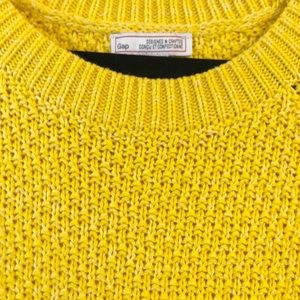 GAP SWEATER KNITWEAR - colour: bright yellow